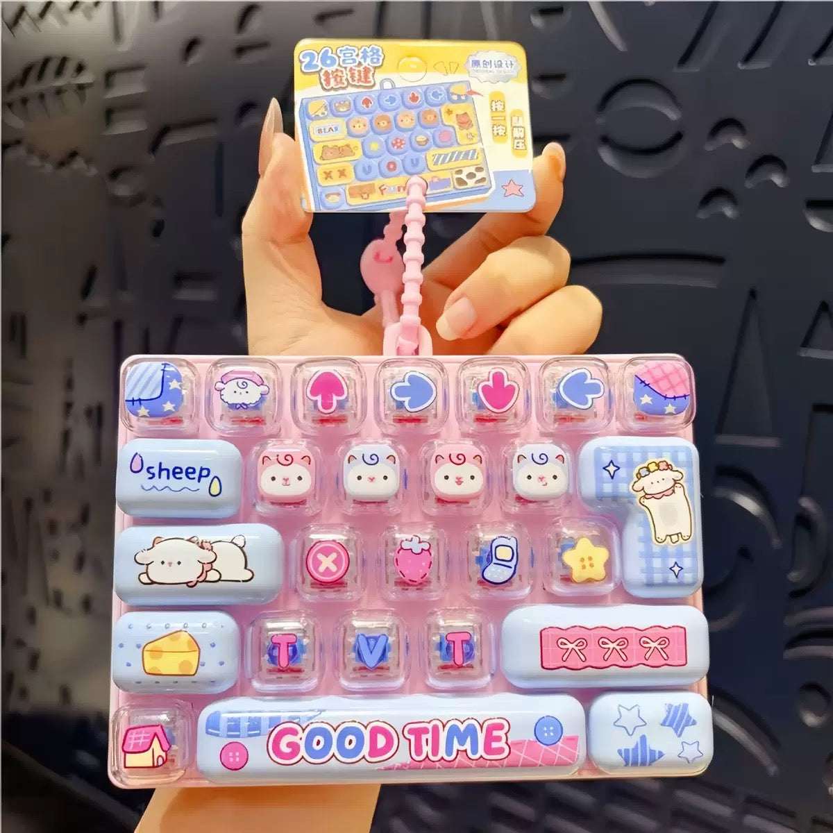 Strawberry shortcake 26-Key Keyboard Fidget Toy