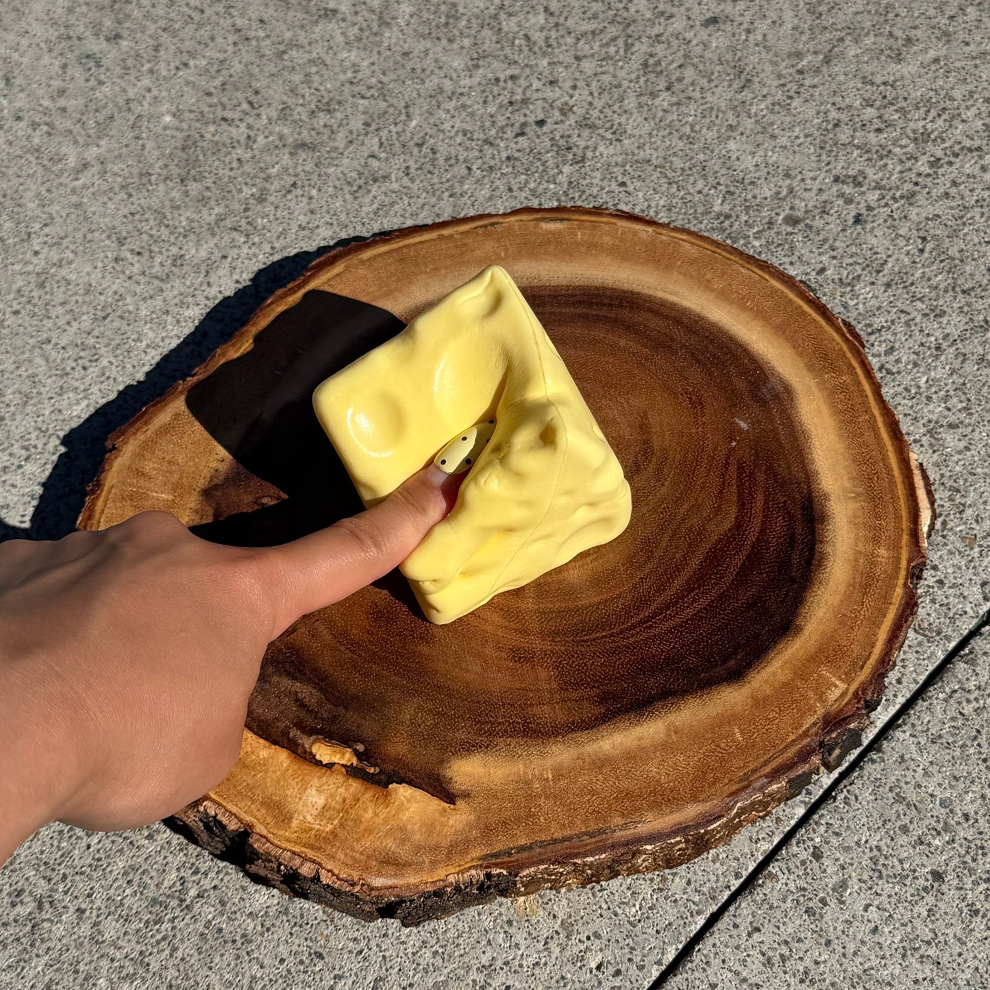 Small Cheese Squishy (slow rebound)